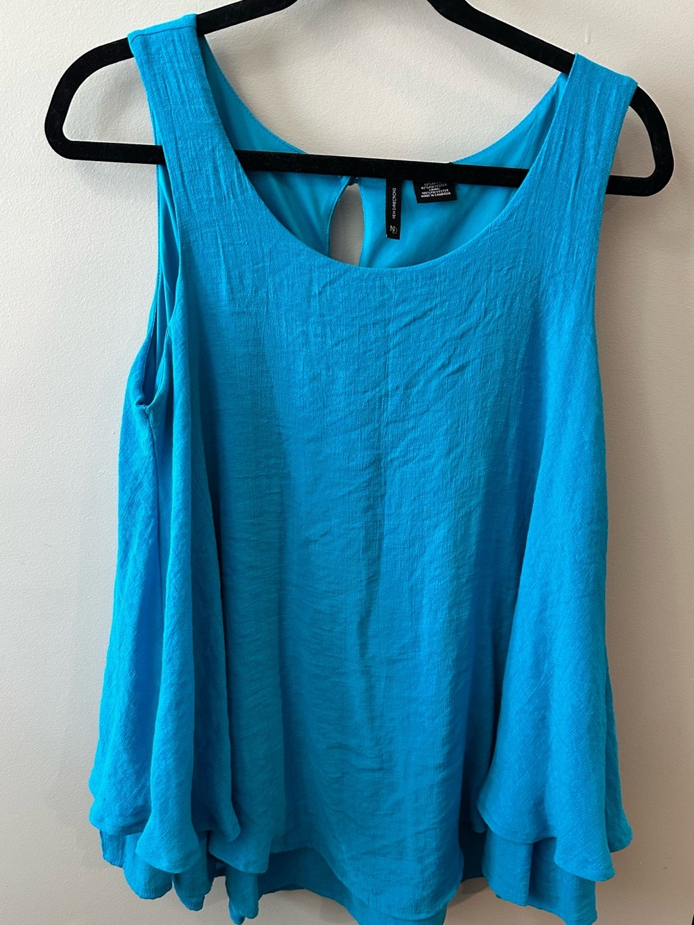 new directions Bright Turquoise Swing Tank